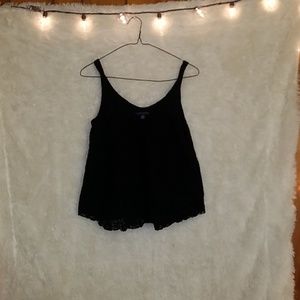 Black tank top